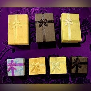 Jewelry Gift Boxes - 7 Assorted Colors